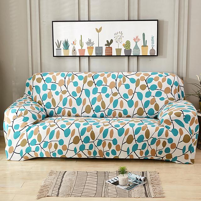 1 /2 /3 /4 Seater Printing Elastic Living Sofa Covers Used For Living Room Area Sofa Cover Corner Couch Cover Slipcover Armchair Protector Decorate