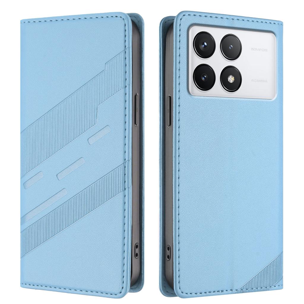 For Xiaomi 14T Phone Cases Punk Style Imprinted Wallet Stand Leather Cover