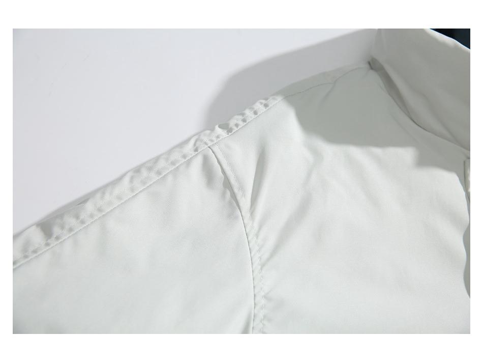 UNDREST Unisex Color Block Stand Collar Cotton Windbreaker Winter Jacket MA48