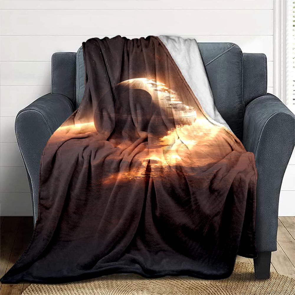 Star Wars Blanket Durable Comfort Great for Livingroom Couch Seaside for All Occasions Modern Style Gifts For Family Or Friends