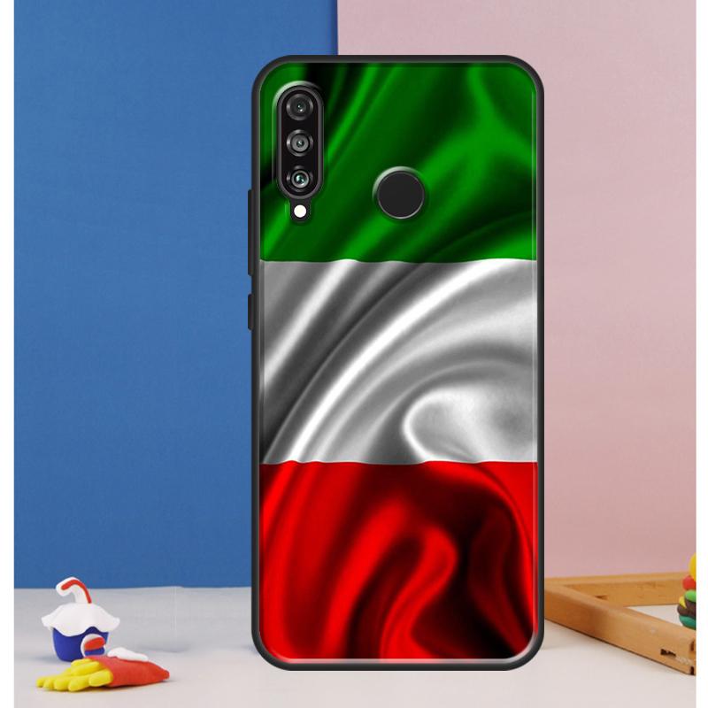 Italy Flag For Huawei Nova 12s 12i 11i 5T Y90 Y70 Y60 Y61 Y91 Y72 9 10 SE P60 Pro P20 P30 P40 Lite Case