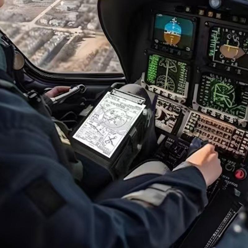 Professionelles Flug-Kniebrett mit flexiblen Gurten und mehrteiligem Design für Piloten und LKW-Fahrer