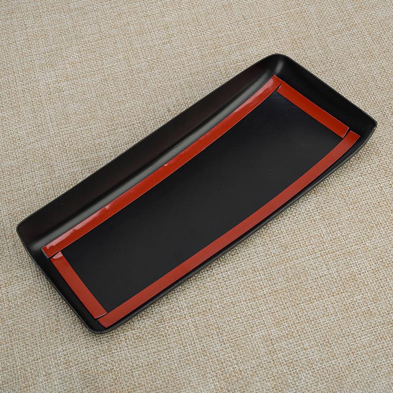 2Pcs Car Center Armrest Box Panel Cover Fit for Benz C W204 E W212 GLK X204 2010 2011 2012 2013 Carbon Fiber Style Black ABS