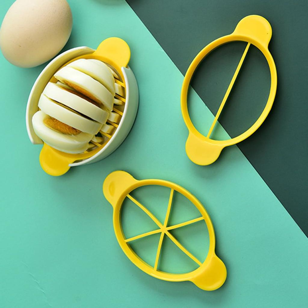 1pc 3 In 1 Egg Slicer, Multi-functional Egg Cutter, Kitchen Creative Tool