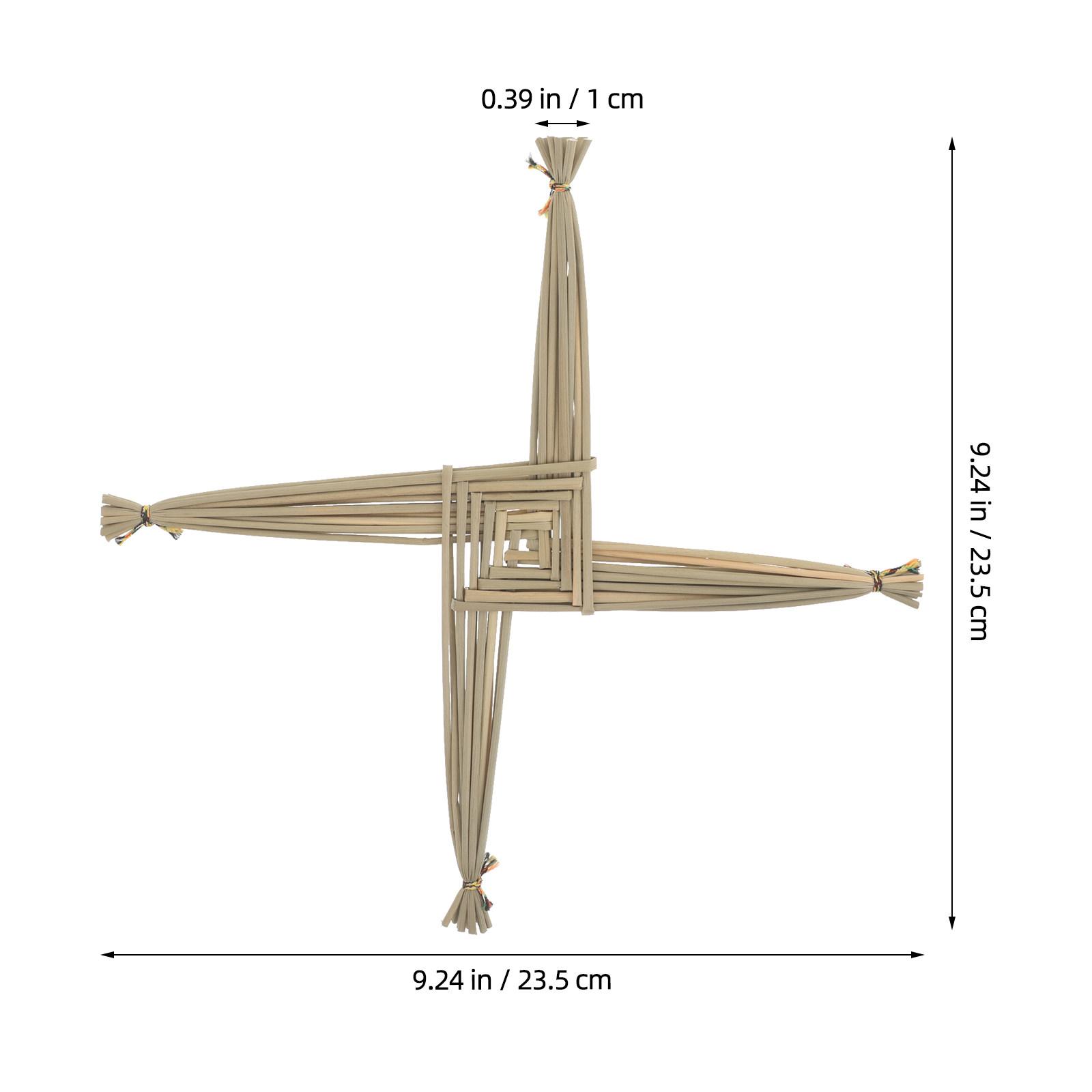 

Brigid s Cross Wall Decor Handmade Rush Irish Cross for Wall Spiritual Blessing Home Ornament Irish Day Celebration светло-зеленый