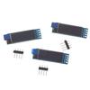 0,91 Zoll OLED-Modul Weiß/Blau/Gelb OLED 128x32 OLED LCD LED-Anzeigemodul 0,91" 4-Pin Monochrom I2C Kommunikation