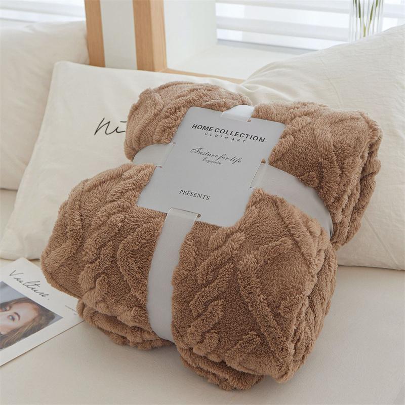 Drehdecke für Bett Thermodecke Fleece-Überwurfdecke für Couch Sofa Schlafzimmer Weiche Warme Decke Multifunktionale Decke
