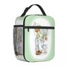Sarah Kay Girl Country Life Cartoon Thermal Insulated Lunch Bag School Reusable Bento Box Cooler Thermal Food Box