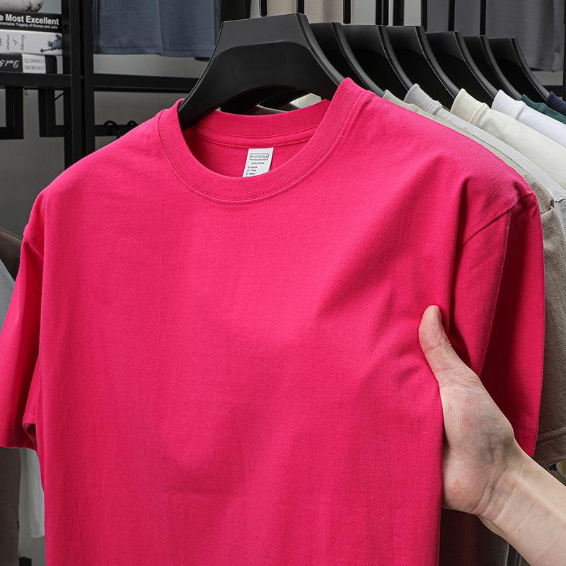2026 Sommer Antibakterielles Herren-Kurzarm-T-Shirt aus reiner Baumwolle - 230g Atmungsaktiv und Lässig Rundhals