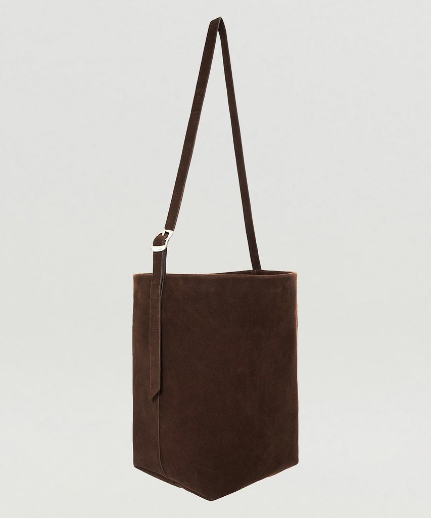Heute Tape Tote Bag Midiem (Dark Mocha)
