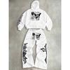 Trendy Autumn and Winter Sportswear Set, Men's Multifunctional Drawstring Hooded Sweatshirt and Casual Sweatpants
