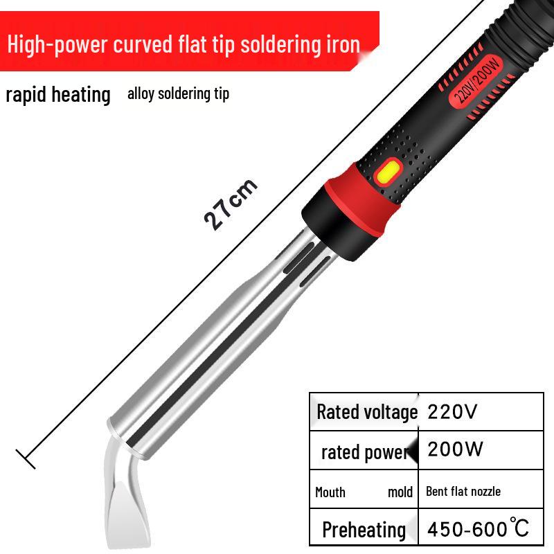 Leistungsstarkes Elektrisches Lötgerät - 80W/100W/150W/200W/300W, Bleifrei, Flachspitze, Externe Heizung.