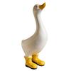 Resin Duck Ornaments Multi-Purpose Festival Animal Decor Ornament Lifelike Resin Decorative Figurine for Pool Yard Outdoor Decor