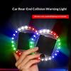 Solar Circular Warning Light Strong Brightness Flashing Light Anti Collision for Electric Scooter Commuting Safety