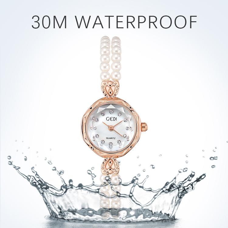 White Pearl Bracelet Women Quartz Watch Fashion Elegant Ladies Wristwatch Female Clocks relogios feminino Gift