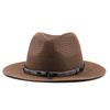 European and American straw hat dame top hat men's and women's spring and summer straw fashion sun protection sun hat