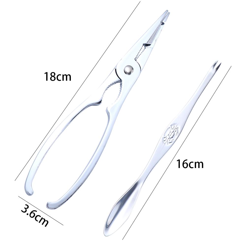 Clip Kitchen Gadgets Eating Crab  Pliers Crab Peeler Prawn Peeler Seafood Cracker Seafood Tool  Set