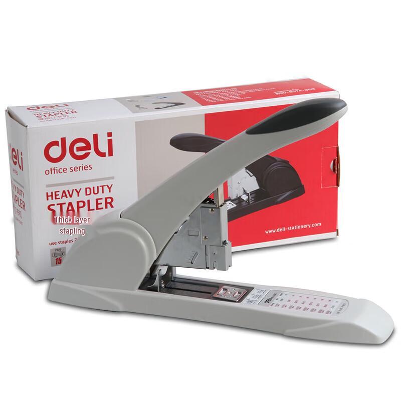Deli 0395 Heavy-Duty 210-Sheet Stapler