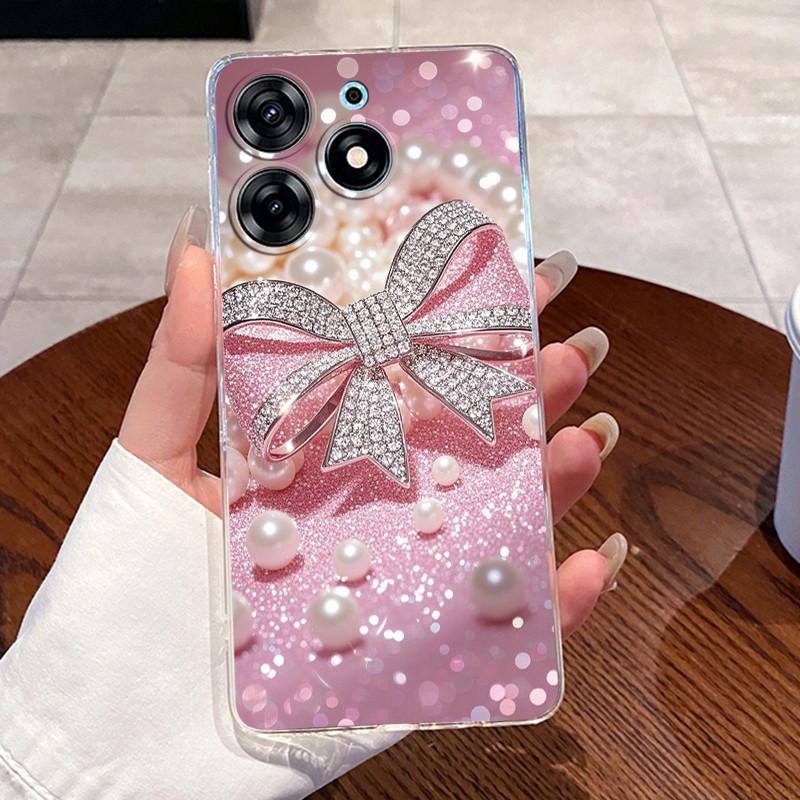 For Tecno Spark 10 Pro Case KI7 Silicone Aesthetic Cute Cat Back Cover for Techno Spark 10 Pro Transparent Soft Phone Case