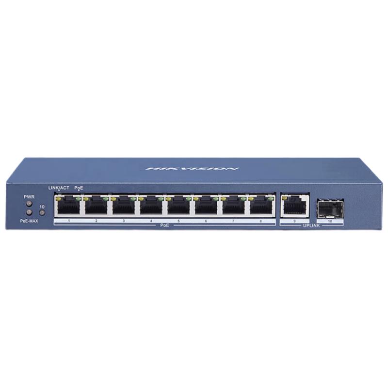 

Hikvision 10-Port Gigabit PoE Unmanaged Switch