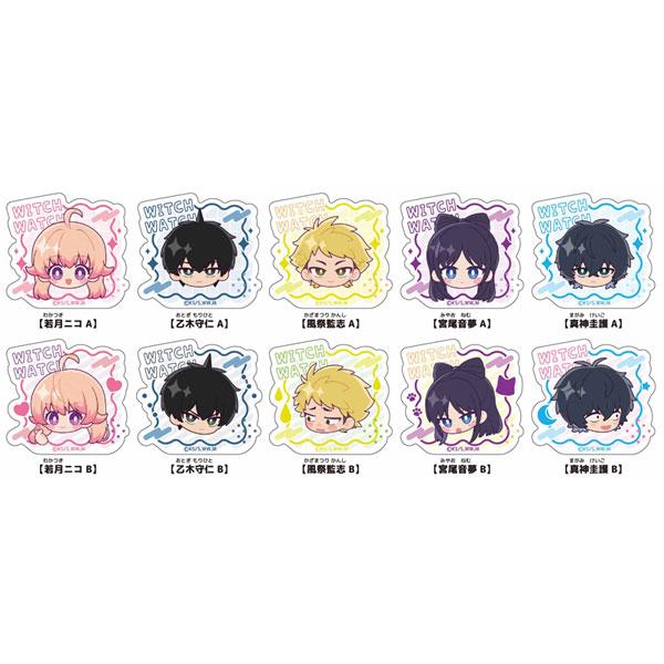 Witch Watch Trading Acrylic Clip Figure 10pcs Box by TCP In Stock