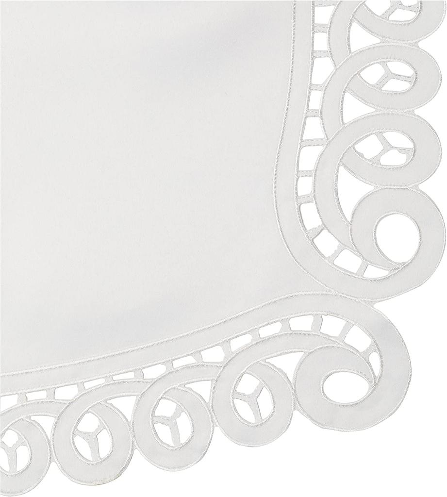 Alps Upright Piano Cover Lace 200cm x 70cm (Cutwork Type) CL-23 Off-White, Approx.