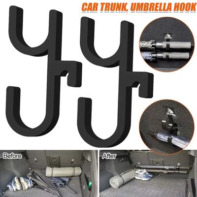 Multi-functional Car Trunk Hanging Hooks Holder Easy Install Car Hooks Trunk Umbrella Storage Organization Tools Keys Holder