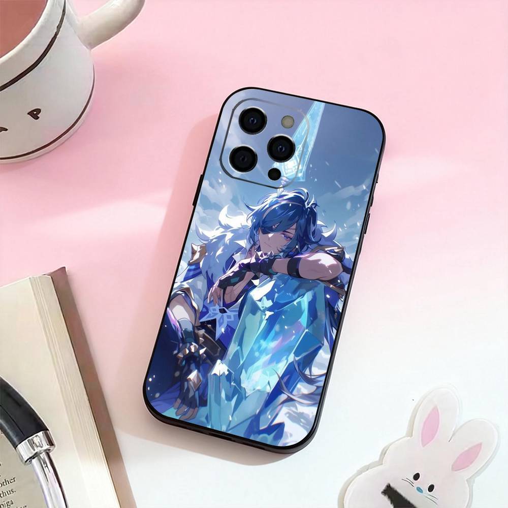 

Kaeya A-Alberich Phone Case Silicone Soft For IPhone 17,16,15,14,13,12,11,XS,Plus Pro Max iPhone16pro