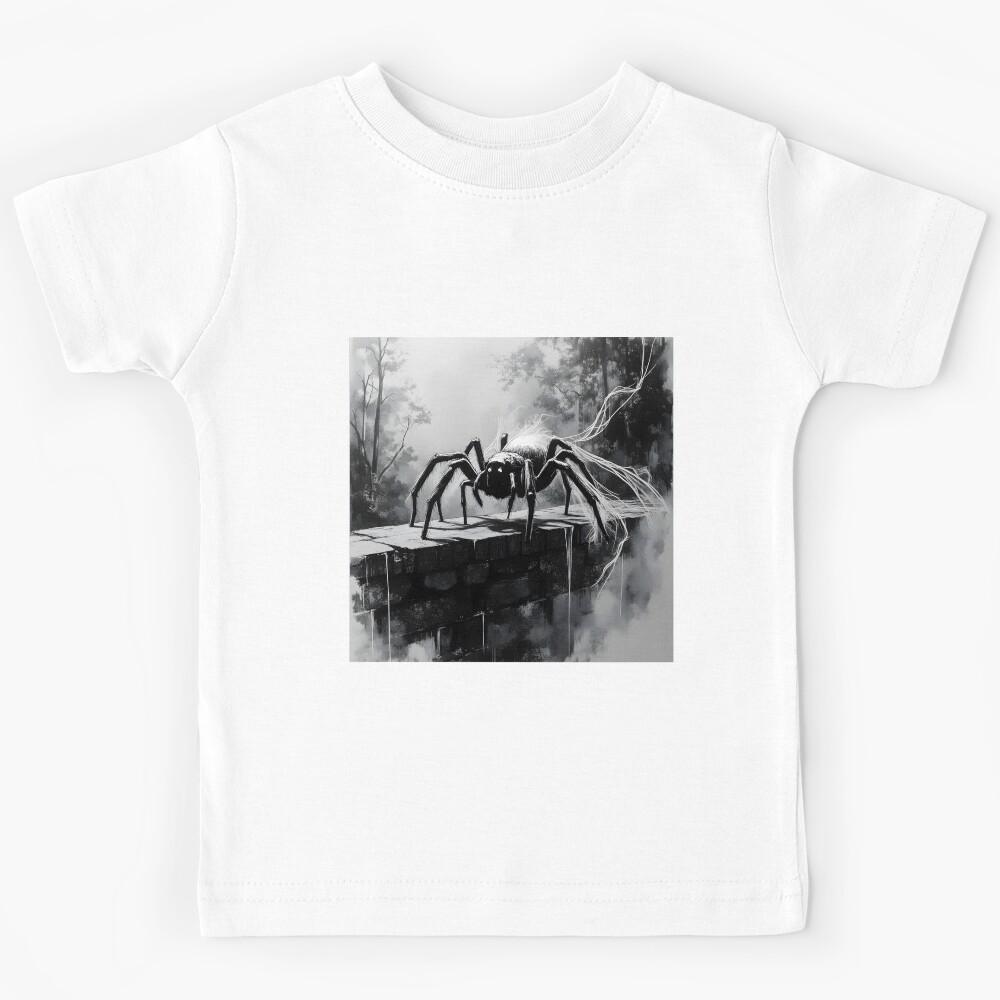Spider - Creepy, Cool, and Captivating || Spider Milkweed Kids T-Shirt 120