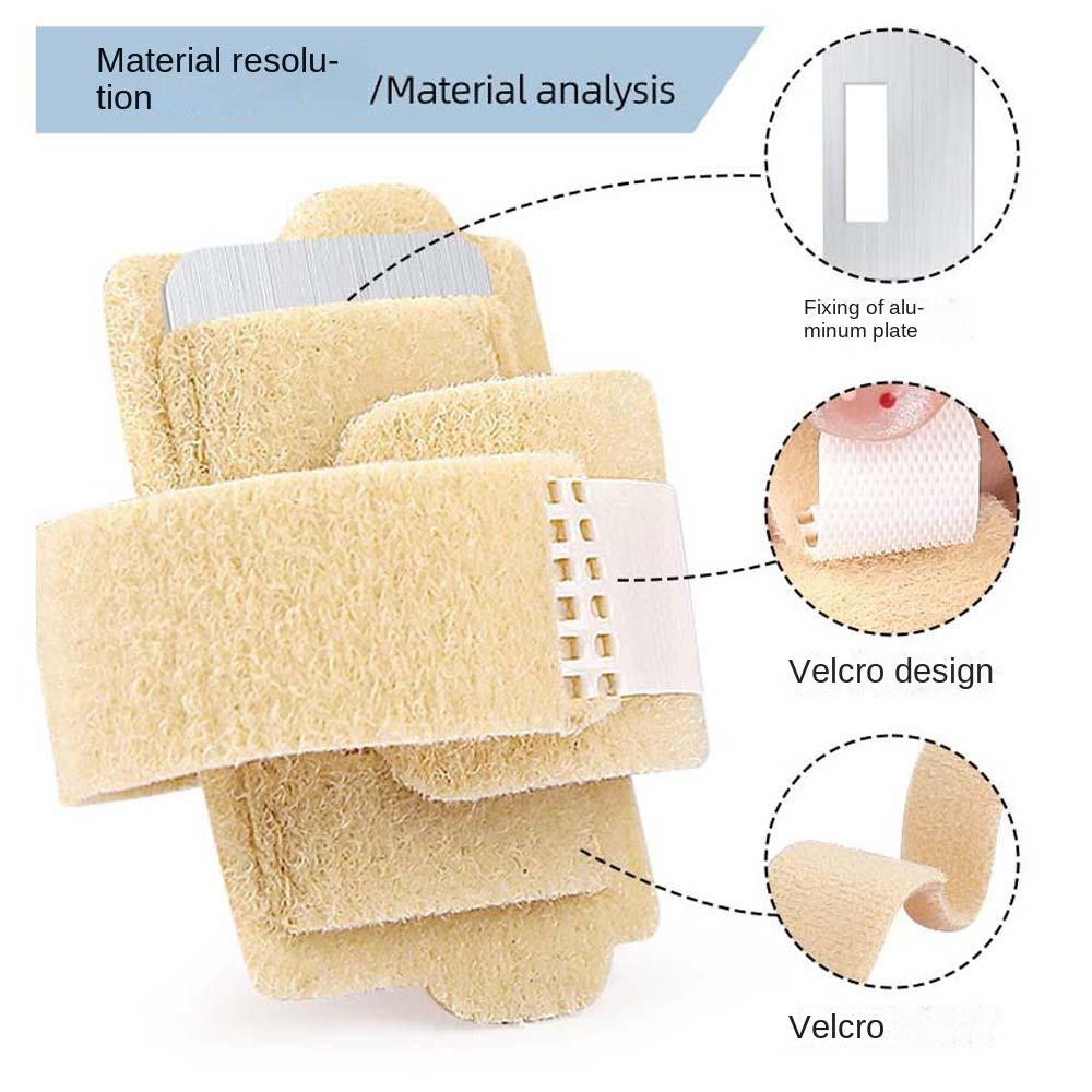 1pc Straightening Toe Splint Support Joint Stabilizer Toe Joint Support Toe Fix Strap Protector Thumb Injury Toe Care Tools