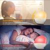 7 Colors Light Sunrise Sunset Simulation Light White Noise Alarm Clock With FM Radio Digital Clock Atmosphere Lamp Wake Up Light