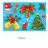 Christmas Window Stickers Xmas Tree House Snowflake Glass Decal Merry Christmas Decoration Home Navidad Gifts Noel