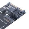 22-poliger SATA-M.2-SSD-Adapter SFF-8643 auf NVMe-M.2-NGFF-SSD für Mainboard