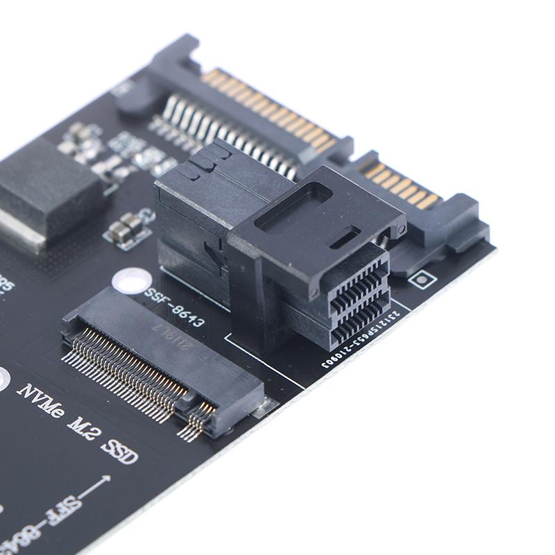 22-poliger SATA-M.2-SSD-Adapter SFF-8643 auf NVMe-M.2-NGFF-SSD für Mainboard