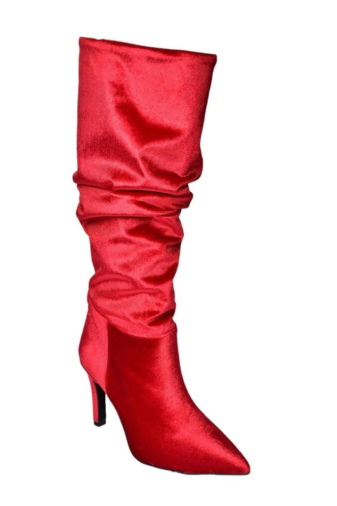 Women Modern Stylish Fashion Boots Boots Faux Leather Suede Skin Suede Thin Heel Boots