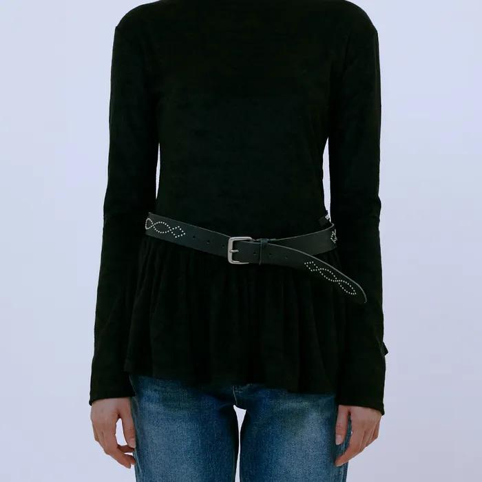 Western Stud Belt (BLACK)