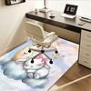 Charming Moon and Bunny Chair Mat Office Carpet, Oversized Rug for Home Decor, Sofa Mat, Desk Pad Gift, Suitable for Bedroom, Living Room, Any Room