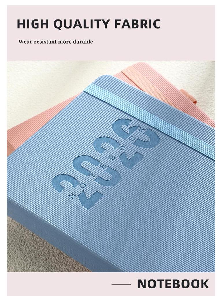 2026 Cross-Border English Diary with Band: Annual Calendar, Weekly Planner, 365-Day Efficiency Notebook