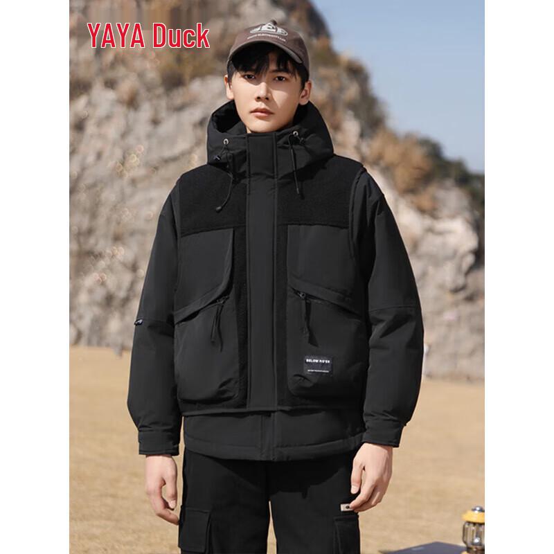 Yaya Couple's Outdoor Hooded Down Jacket YE3B735167P