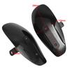 TooHR Universal Acrylic Knuckle Guards Handguards - Stone Guard, Windscreen, Sunshade, DIY Modification, Simple Design, Motorcycle, Black