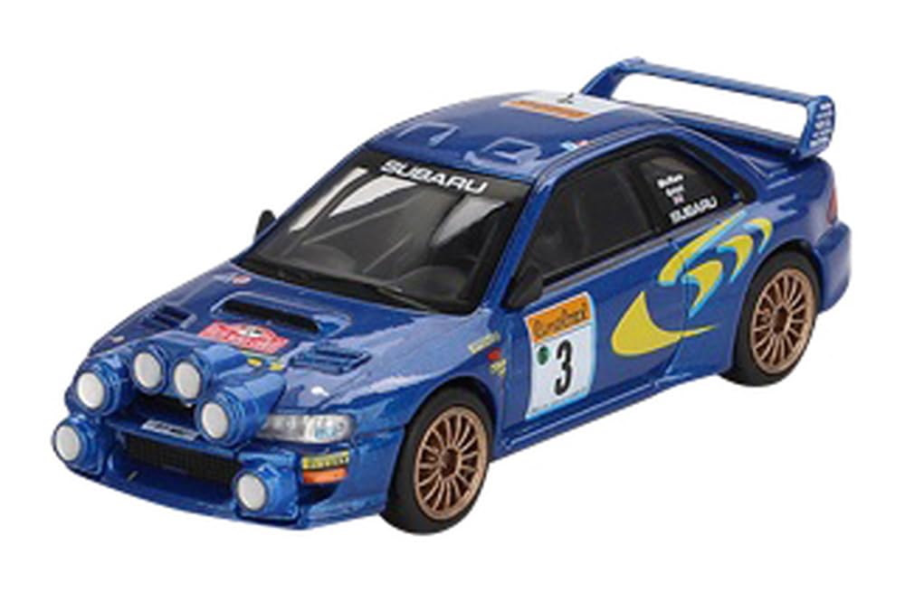 

MINI GT Scale Subaru Impreza WRC98 Monte Carlo Rally 1998 3rd Place Winner Finished Model 1/64 #3 (Left-Hand Drive) MGT00975-L