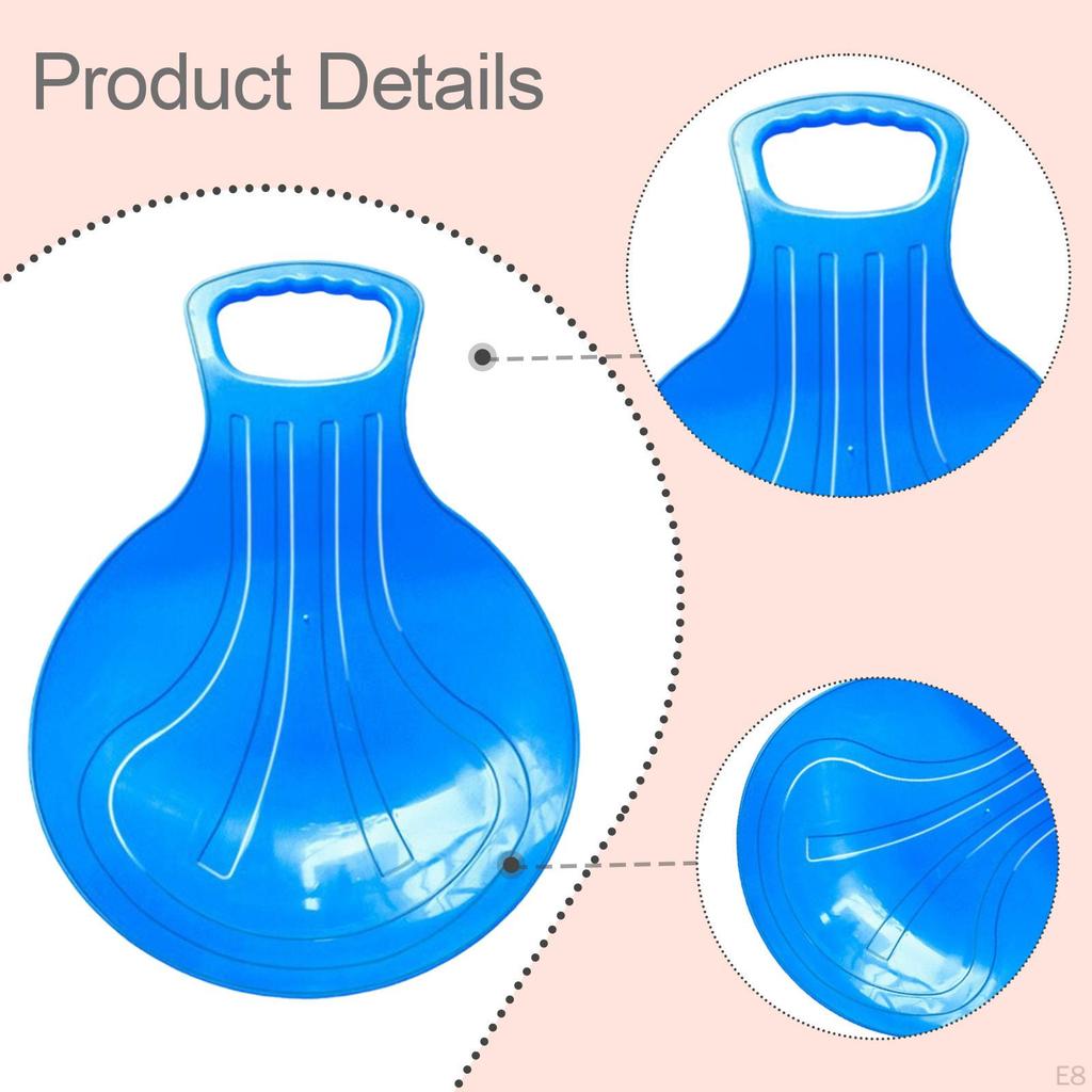 Polypropylene Sled-type Sliding Disc, Portable And Multi-purpose for Children, 20 X 14.2 Inches.