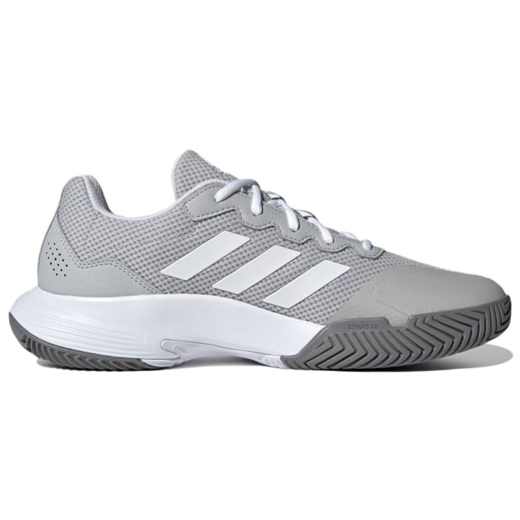 Adidas Gamecourt 2.0 Durable Non-Slip Tennis Shoes Men Sneakers Cool-Grey GW2992