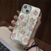 Pouzdro Pink Rose Water Ripple Case – kompatibilní s Apple 15/14/13/12/11/PRO/PROMAX/XSMAX/XR/XS.