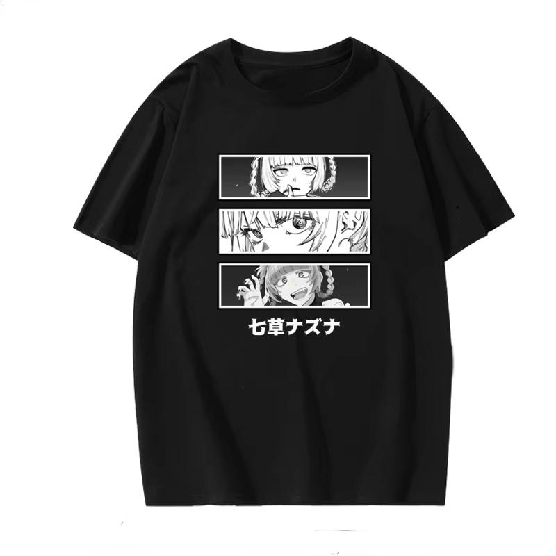 Summer Hot Sale Japan Anime Call Of The Night T-Shirt Unisex Fashion Hip Hop Streetwear Top Y2k Gothic Cotton Oversized T-Shirt