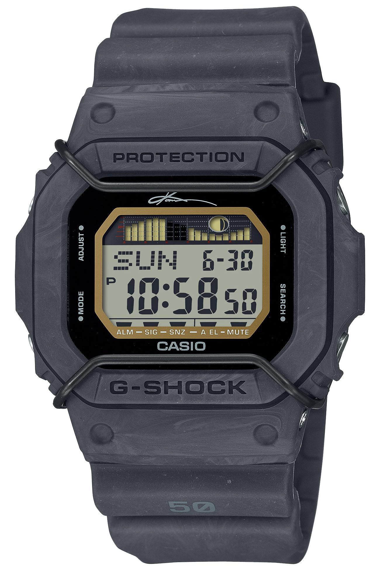 

Часы Kanoa Igarashi Signature Model Biomass Plastic Gray [Casio] G-Shock [] GLX-5600KB-1JR Мужские чёрный