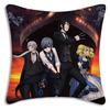 Anime Manga Black Butler Pillow Covers Cartoon Sofa Decorative Home Double-Sided Printing Short Plush Cute Cushion Cover