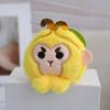 Charming Monkey Plush Toy Sun Wukong Keychain Adorable Decor Soft Pp Cotton Material