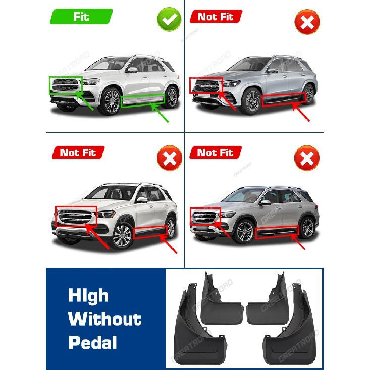For Mercedes Benz GLE W167 V167     2024 2025 Fender Mudflaps Splash Guards Mudguards Mud Flaps Car Accessories