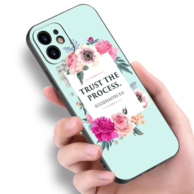 Bible Jesus Christ Christian Case For Apple iPhone 14 13 12 Mini 11 Pro Max 7 8 XR X XS 7 8 Plus SE 2020 2022 Black Cover